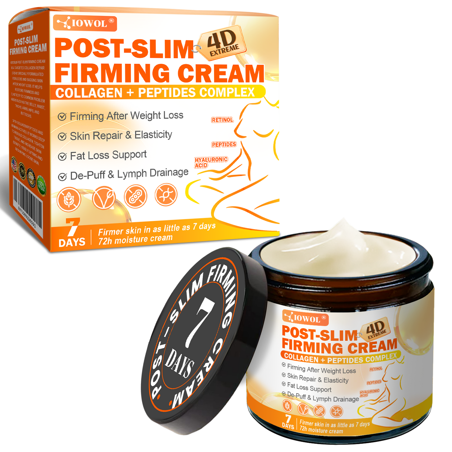 英国 𝐎𝐟𝐟𝐢𝐜𝐢𝐚𝐥 𝐒𝐭𝐨𝐫𝐞 | 𝐈𝐎𝐖𝐎𝐋® 𝐏𝐨𝐬𝐭-𝐒𝐥𝐢𝐦 𝐅𝐢𝐫𝐦𝐢𝐧𝐠 𝐂𝐫𝐞𝐚𝐦 𝐰𝐢𝐭𝐡 𝐆𝐇𝐊-𝐂𝐮, 𝐀𝐫𝐠𝐢𝐫𝐞𝐥𝐢𝐧𝐞 & 𝐌𝐚𝐭𝐫𝐢𝐱𝐲𝐥 𝟑𝟎𝟎𝟎, 𝐜𝐨𝐥𝐥𝐚𝐠𝐞𝐧 𝐩𝐞𝐩𝐭𝐢𝐝𝐞𝐬 𝐚𝐧𝐝 𝐬𝐤𝐢𝐧-𝐟𝐢𝐫𝐦𝐢𝐧𝐠 𝐚𝐜𝐭𝐢𝐯𝐞𝐬 𝐭𝐨 𝐭𝐚𝐫𝐠𝐞𝐭 𝐥𝐨𝐨𝐬𝐞, 𝐬𝐚𝐠𝐠𝐢𝐧𝐠 𝐬𝐤𝐢𝐧 𝐚𝐟𝐭𝐞𝐫 𝐰𝐞𝐢𝐠𝐡𝐭 𝐥𝐨𝐬𝐬.